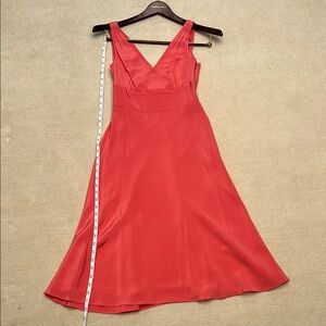 J. Crew Coral Pink Silk Dress